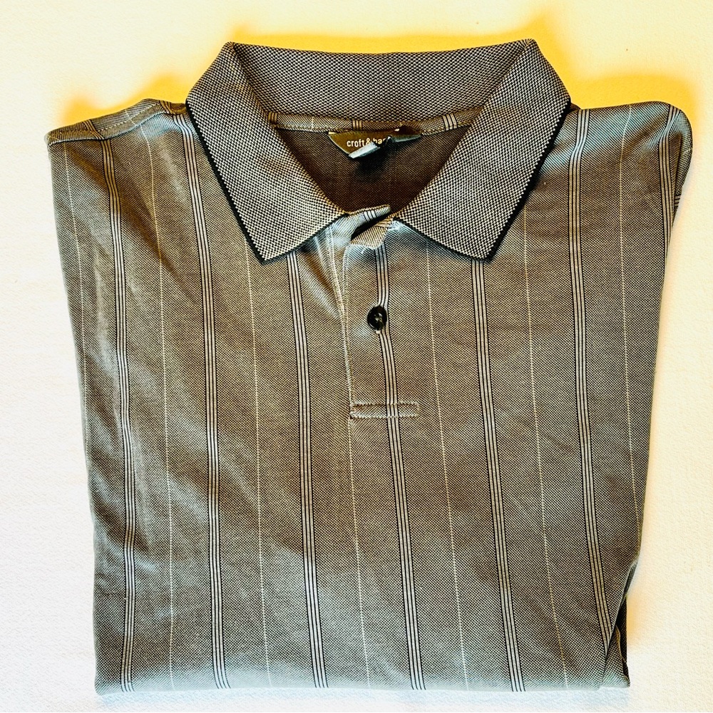 Croft and Barrow Performance mens shirts size L Polo